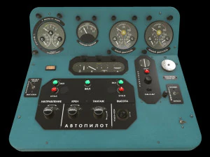 Flight Simulator Panels Of Helicopter Mi-8MT Mi-17MT --254-- 3D Model