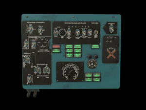 Flight Simulator Panels Of Helicopter Mi-8MT Mi-17MT --254-- 3D Model