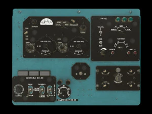 Flight Simulator Panels Of Helicopter Mi-8MT Mi-17MT --254-- 3D Model