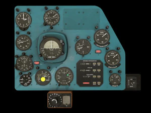Flight Simulator Panels Of Helicopter Mi-8MT Mi-17MT --254-- 3D Model