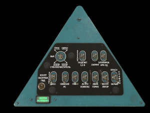Flight Simulator Panels Of Helicopter Mi-8MT Mi-17MT --254-- 3D Model