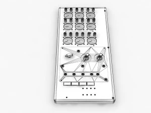 Flight Simulator Panels Of Helicopter Mi-8MT Mi-17MT --254-- 3D Model
