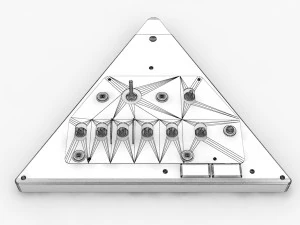 Flight Simulator Panels Of Helicopter Mi-8MT Mi-17MT --254-- 3D Model