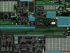 Flight Simulator Panels Of Helicopter Mi-8MT Mi-17MT --254-- 3D Model