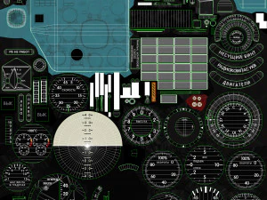 Flight Simulator Panels Of Helicopter Mi-8MT Mi-17MT --254-- 3D Model