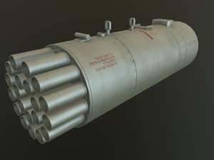 rocket launcher b-8v20a 3D 模型