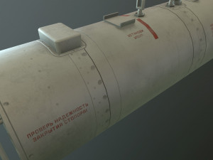 rocket launcher b-8v20a 3D 模型