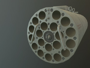 rocket launcher b-8v20a 3D 模型
