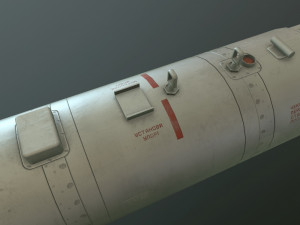 rocket launcher b-8v20a 3D 模型