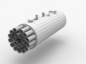 rocket launcher b-8v20a 3D 模型