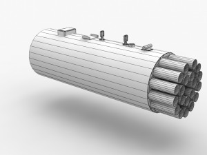rocket launcher b-8v20a 3D 模型