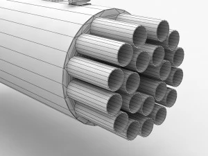 Rocket Launcher B-8V20A --129-- 3D Model