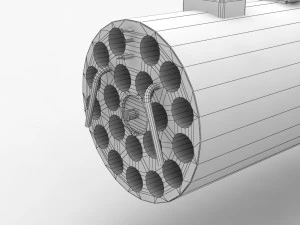 Rocket Launcher B-8V20A --129-- 3D Model