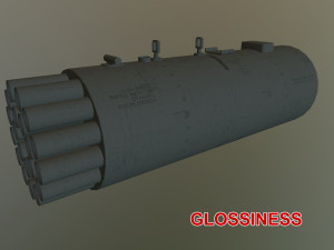 rocket launcher b-8v20a 3D 模型