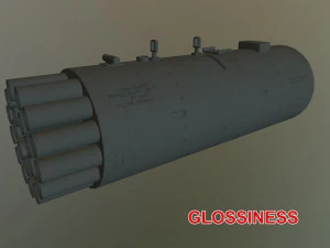 Rocket Launcher B-8V20A --129-- 3D Model