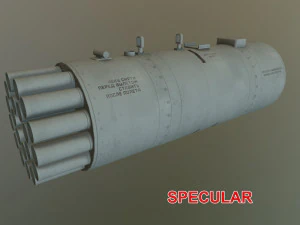 Rocket Launcher B-8V20A --129-- 3D Model