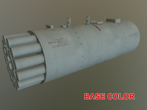 rocket launcher b-8v20a 3D 模型