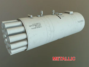 Rocket Launcher B-8V20A --129-- 3D Model