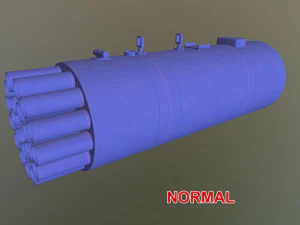 Rocket Launcher B-8V20A --129-- 3D Model