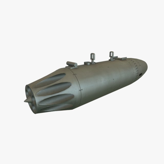 rocket launcher ub-16-57 Modèle 3D .c4d .max .obj .3ds .fbx .stl .blend 