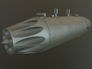 rocket launcher ub-16-57 Modèle 3D