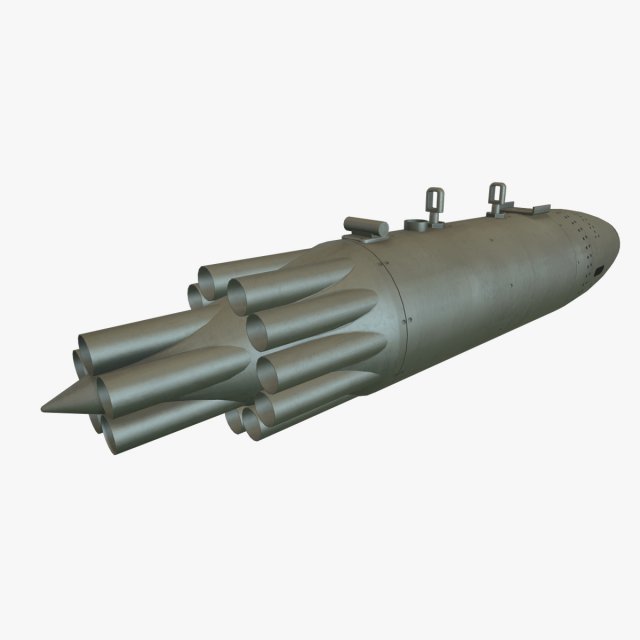 rocket launcher ub-16-57kv Modelo 3D .c4d .max .obj .3ds .fbx .stl .blend 