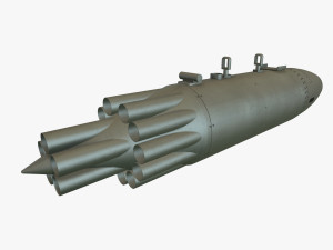rocket launcher ub-16-57kv 3D Model