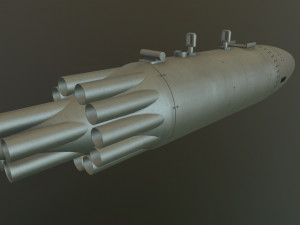 rocket launcher ub-16-57kv Modelo 3D