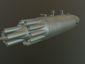 rocket launcher ub-16-57kv Modelo 3D