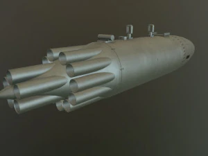 rocket launcher ub-16-57kv 3D Model