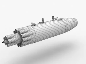 rocket launcher ub-16-57kv 3D Model