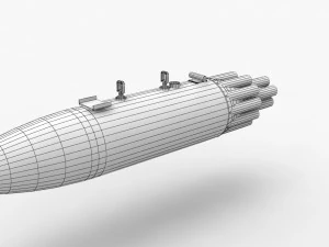 rocket launcher ub-16-57kv 3D Model