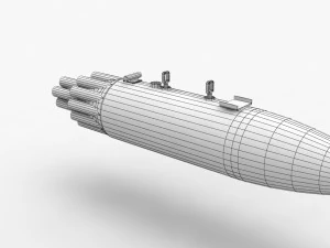 rocket launcher ub-16-57kv 3D Model
