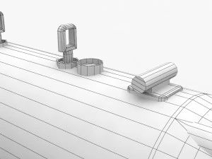 rocket launcher ub-16-57kv 3D Model