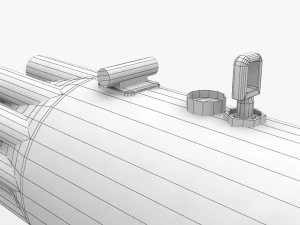 rocket launcher ub-16-57kv 3D Model