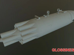 rocket launcher ub-16-57kv 3D Model