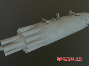rocket launcher ub-16-57kv 3D Model