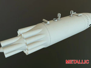 rocket launcher ub-16-57kv 3D Model