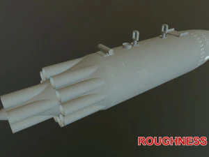 rocket launcher ub-16-57kv 3D Model