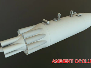 rocket launcher ub-16-57kv 3D Model