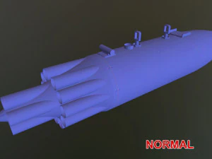 rocket launcher ub-16-57kv 3D Model