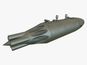 rocket launcher ub-16-57um 3D Model