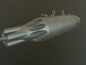 rocket launcher ub-16-57um 3D Model