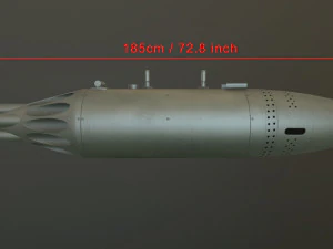rocket launcher ub-16-57um 3D Model
