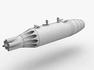 rocket launcher ub-16-57um 3D Model