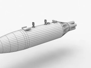 rocket launcher ub-16-57um 3D Model