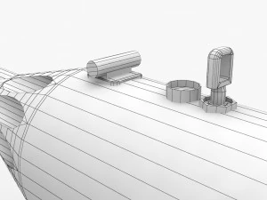 rocket launcher ub-16-57um 3D Model