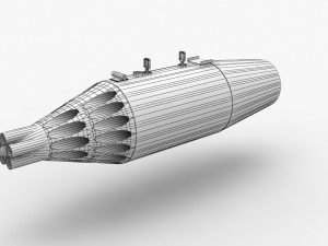 rocket launcher ub-32a 3D Model