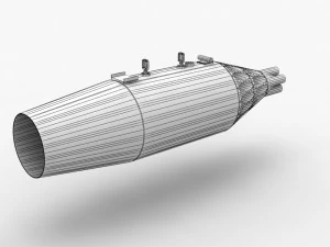 Rocket Launcher UB-32A --131-- 3D Model