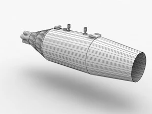 Rocket Launcher UB-32A --131-- 3D Model